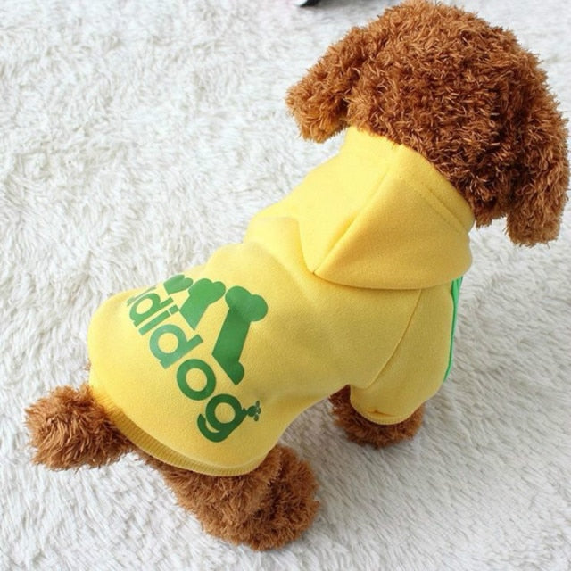 XS-9XL Adidog Pet Dog Clothes for Small Medium Big Large Dogs Cotton Hooded Sweatshirt Hot Selling Warm Two-Legged Pets Jacket