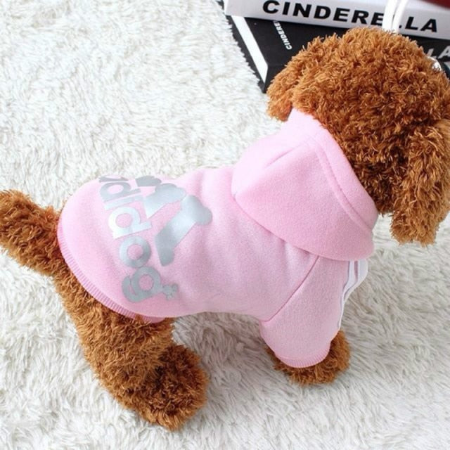 XS-9XL Adidog Pet Dog Clothes for Small Medium Big Large Dogs Cotton Hooded Sweatshirt Hot Selling Warm Two-Legged Pets Jacket